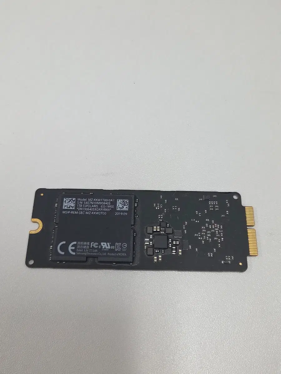 애플 순정 SSD 1TB mz-kkw1t00/0a7 | 브랜드 중고거래 플랫폼, 번개장터